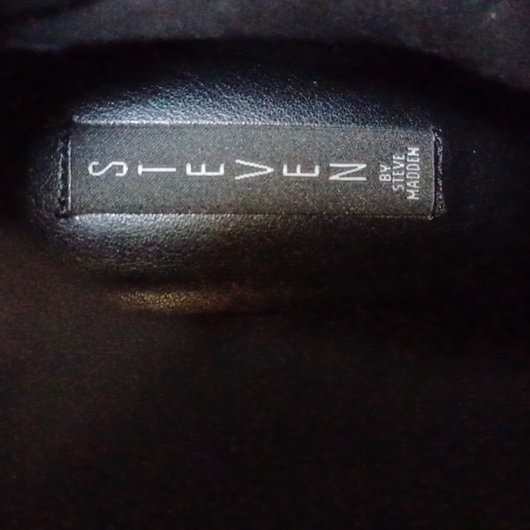 Steven by Steve Madden Black Suede Zephyr Boots - Size 6.5 NWOT - Picture 7 of 8